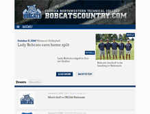 Tablet Screenshot of bobcatscountry.com